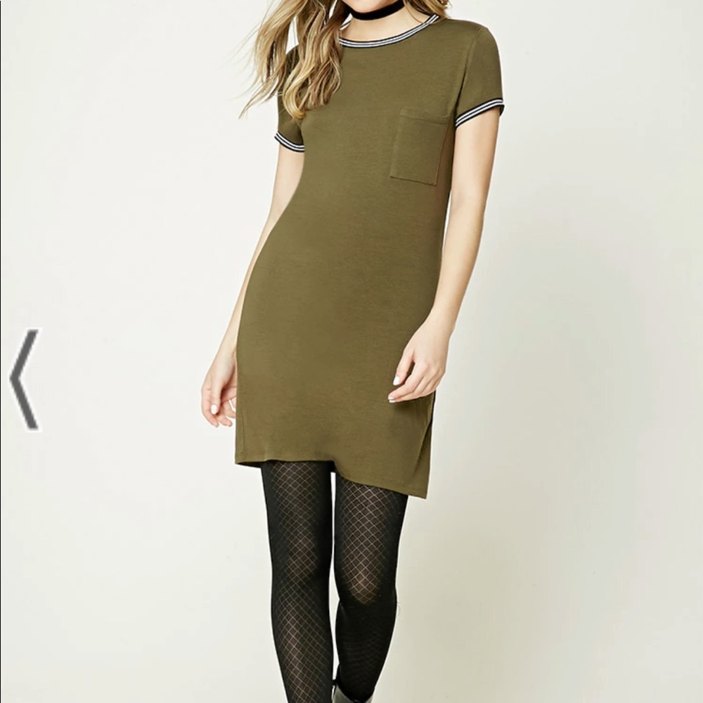Forever 21 Stripe Ringer Mini Shift Dress - Picture 3 of 3